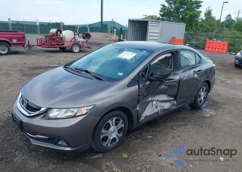 2014 Honda Civic Hybrid из США, поврежденный, VIN 19XFB4F21EE000706
